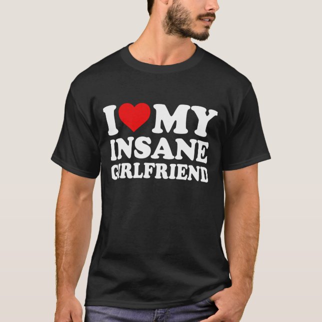 T-shirt J'Aime Mon Coeur De Fille Insane (Devant)