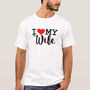 T-shirt J'Aime Mon Coeur Rouge Femme