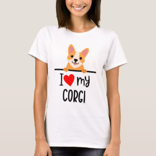 T-shirt J'Aime Mon Corgi