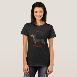T-shirt J'Aime Mon Dachshund