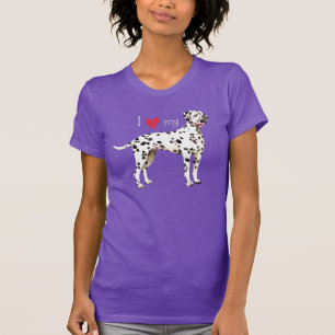 T-shirt J'aime mon Dalmate