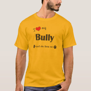 T-shirt J'aime mon despote (le chien femelle)
