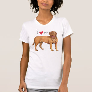 T-shirt J'aime mon Dogue de Bordeaux