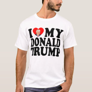 T-shirt J'aime mon Donald Trump 47e Président