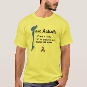 T-shirt J'aime mon enfant avec l'autisme - desig unique de