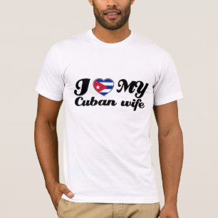 T-shirt J'aime mon épouse cubaine