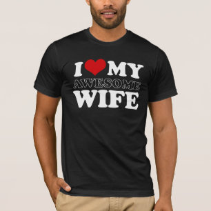 T-shirt j'aime mon épouse impressionnante