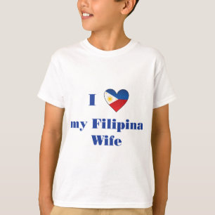 T-shirt J'aime mon épouse philippine 1