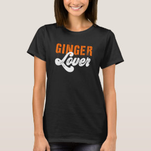 T-shirt J'Aime Mon Épouse Rouge Équipe Ginger Lover I Love