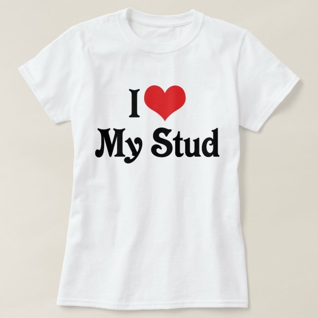 T-shirt J'aime mon étalon (Design devant)