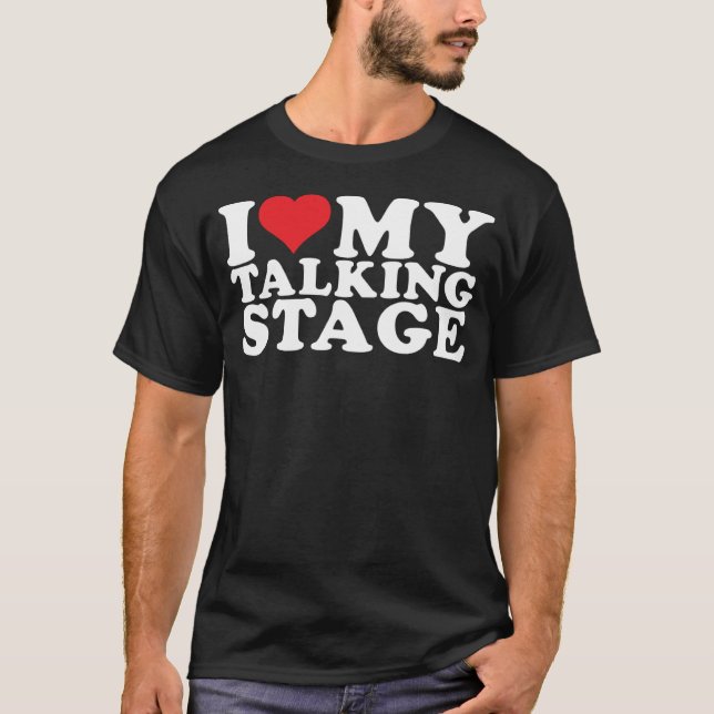 T-shirt J'Aime Mon Étape De Discussion J'Aime Mon Étape De (Devant)