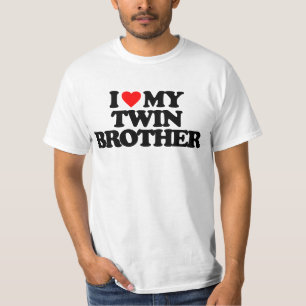 T-SHIRT J'AIME MON FRÈRE JUMEAU