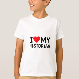 T-shirt J'aime mon historien