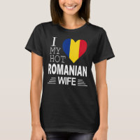 J'aime mon HOT roumain WIFE Drapeau roumain