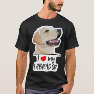 T-shirt J'aime mon Labrador 35