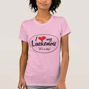 T-shirt J'aime mon Laekenois (c'est un chien)