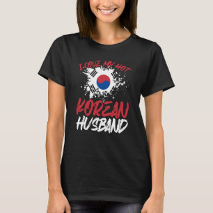 T-shirt J'Aime Mon Mari Coréen Chaud