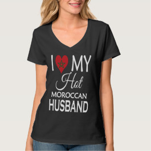 T-shirt J'aime mon mari marocain chaud Époux Marocain Nati