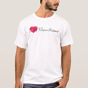 T-shirt J'aime mon mari philippin