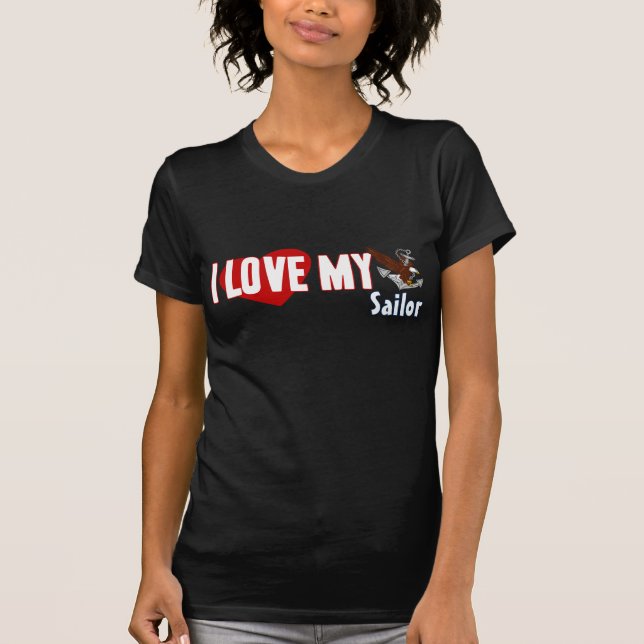 T-shirt J'aime mon marin (Devant)