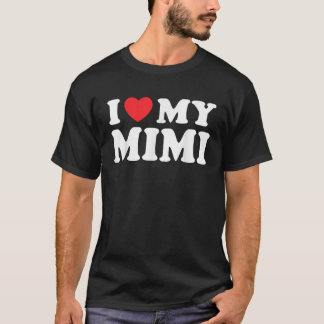 T-shirt J'Aime Mon Mimi J'Aime Mon Mimi T Chemise