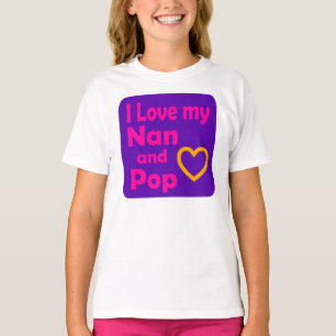 T-shirt J'aime mon Nan et saute (les filles)