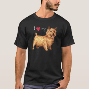 T-shirt J'aime mon Norwich Terrier
