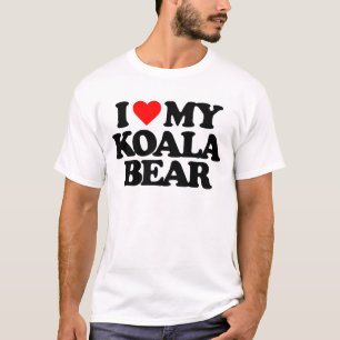 T-SHIRT J'AIME MON OURS DE KOALA