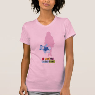 T-shirt J'aime mon ours en peluche