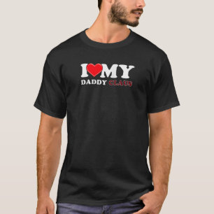 T-shirt J'Aime Mon Papa Claus Red Buffalo Joyeux Chri