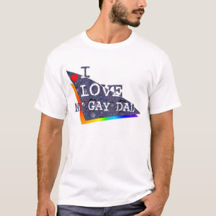 T-shirt J'aime mon papa gai