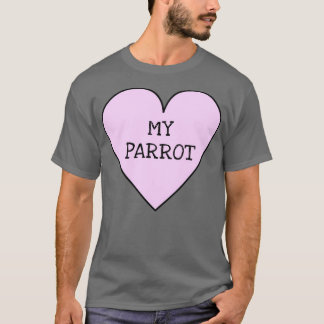 T-shirt J'aime mon perroquet 3