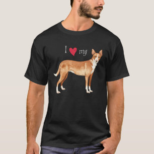T-shirt J'aime mon Podengo portugais
