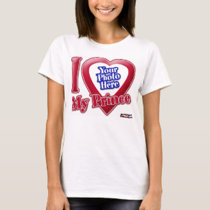 T-shirt J'aime mon prince - Photo
