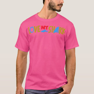 T-shirt J'aime mon requin