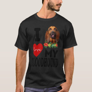 T-shirt J'Aime Mon Sang Chien Animal Animal Animal Maman P