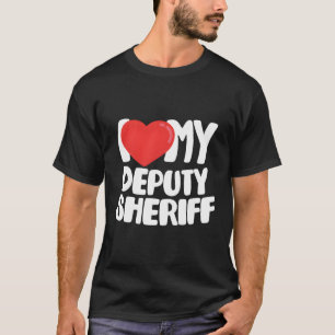 T-shirt J'Aime Mon Sheriff Adjoint