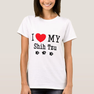 T-shirt J'aime mon Shih Tzu !