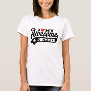T-shirt J'Aime Mon Super Batteur