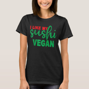 T-shirt J'Aime Mon Sushi Vegan Raglan