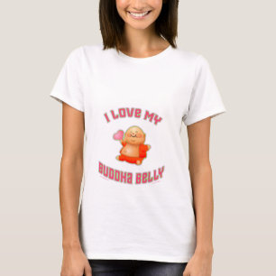 T-shirt J'aime mon ventre de Bouddha