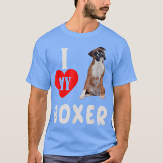 T-shirt J'aime mon vêtement de papa maman amateur de chien