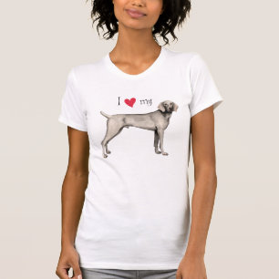 T-shirt J'aime mon Weimaraner