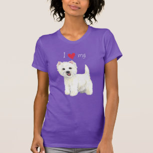 T-shirt J'aime mon Westie