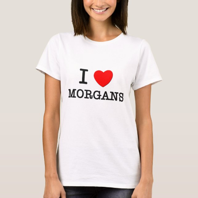 T-shirt J'aime Morgans (les chevaux) (Devant)