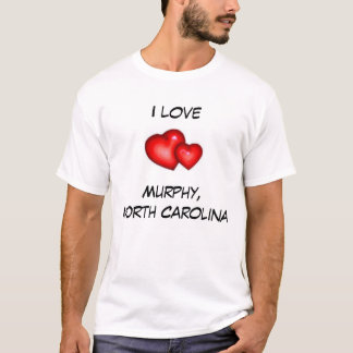 T-shirt J'aime Murphy, la Caroline du Nord