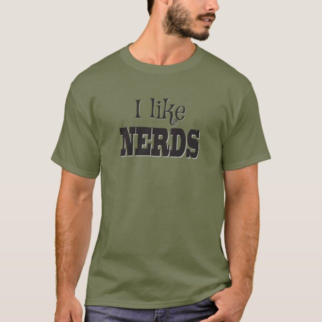 T-shirt J'Aime Nerds (Devant)