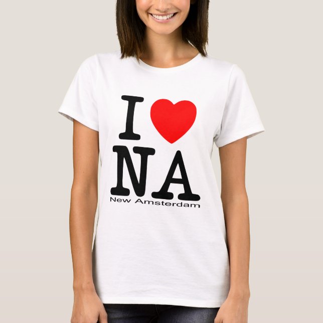 T-shirt J'aime New Amsterdam (Devant)