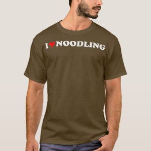 T-shirt J'aime Noodling Hobby Thème Lover