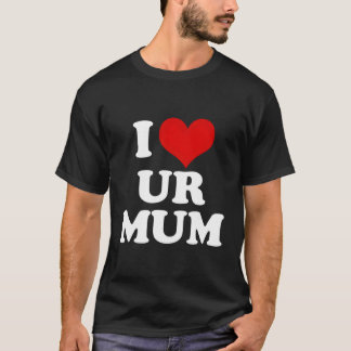 T-shirt J'Aime Notre Mère Coeur Drôle
